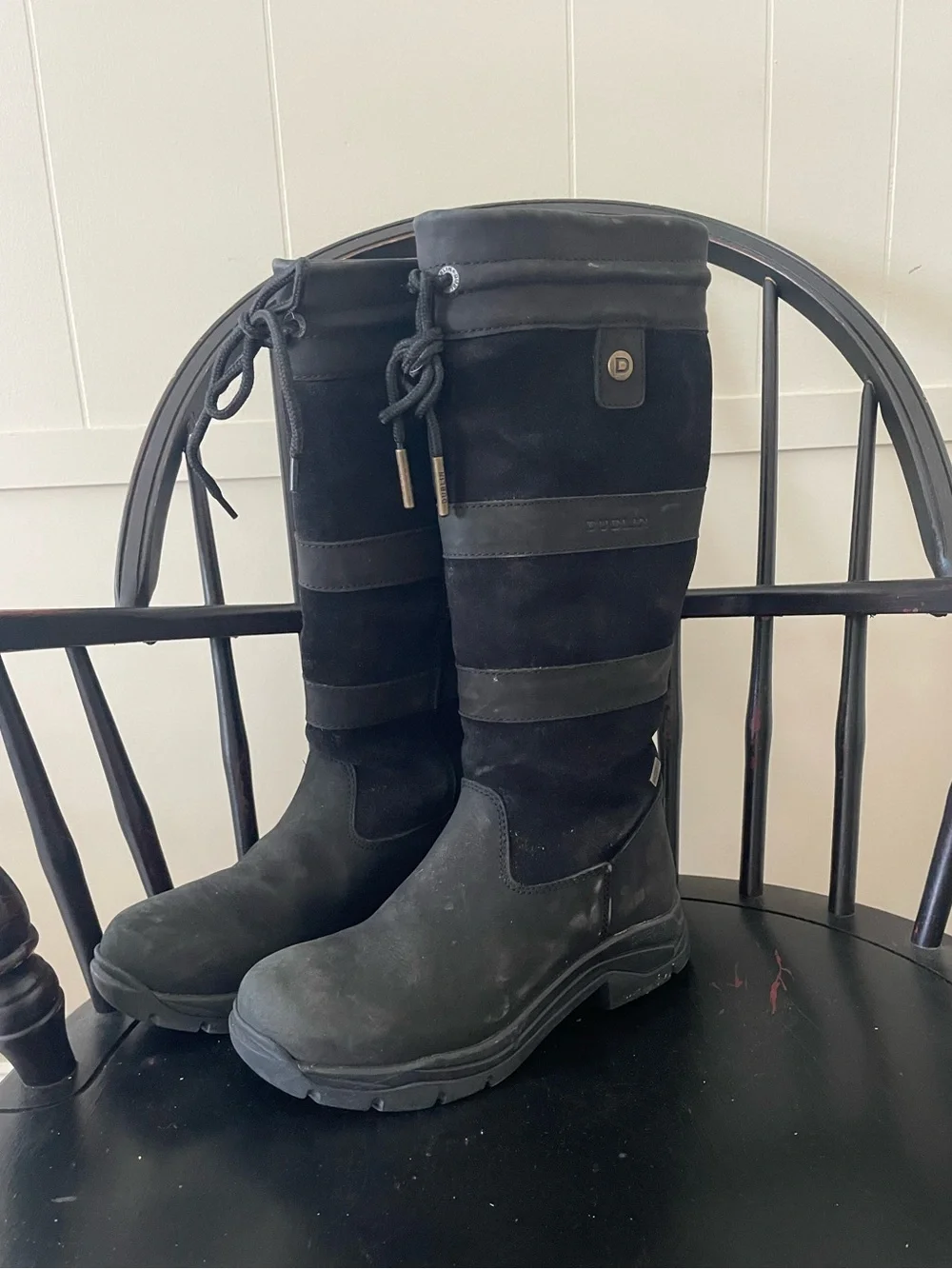 Women's Black Dublin River IV Tall Boots